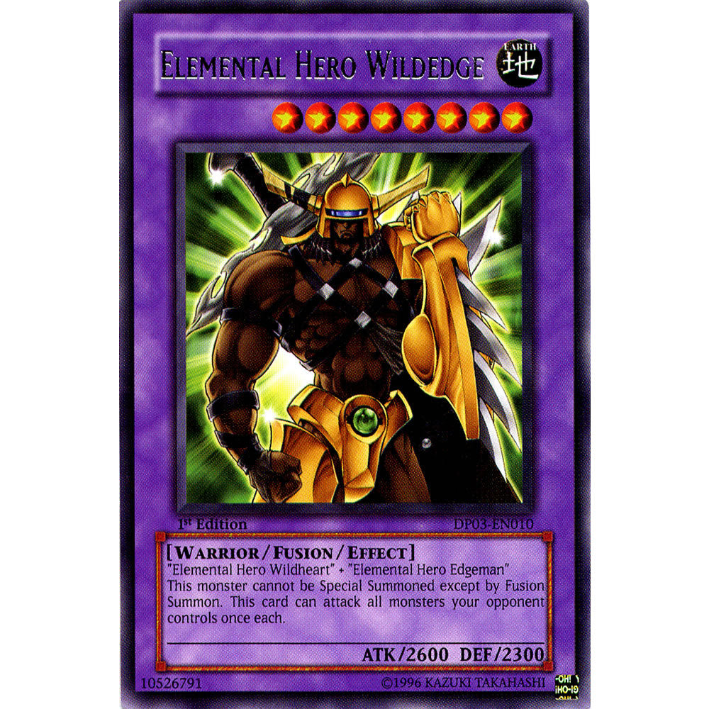 Elemental Hero Wildedge DP03-EN010 Yu-Gi-Oh! Card from the Duelist Pack: Jaden Yuki 2 Set