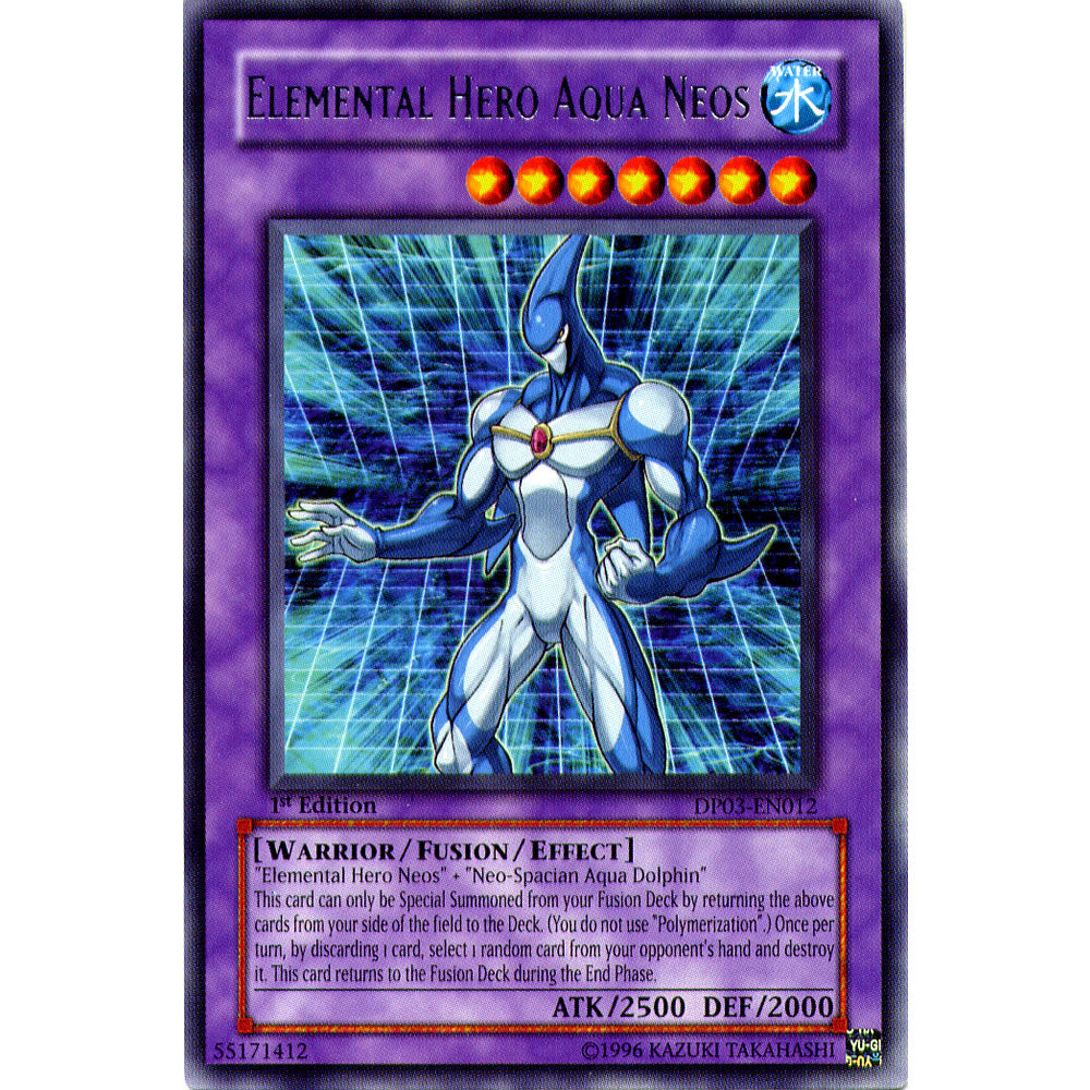 Elemental Hero Aqua Neos DP03-EN012 Yu-Gi-Oh! Card from the Duelist Pack: Jaden Yuki 2 Set