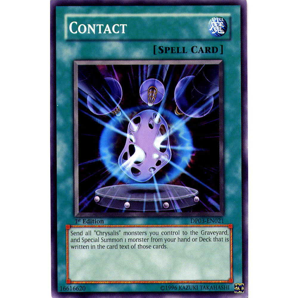 Contact DP03-EN021 Yu-Gi-Oh! Card from the Duelist Pack: Jaden Yuki 2 Set