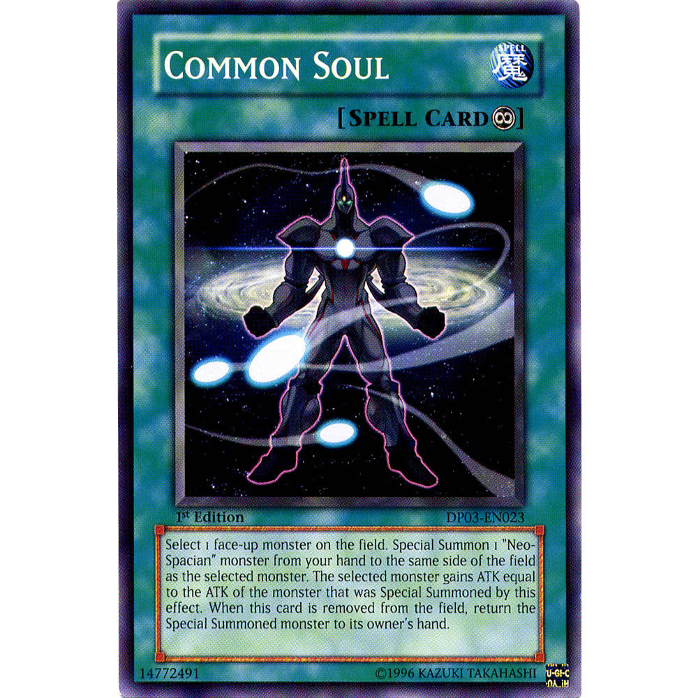 Common Soul DP03-EN023 Yu-Gi-Oh! Card - Deckboosters Common Soul DP03-EN023 Yu-Gi-Oh! Card - Deckboosters