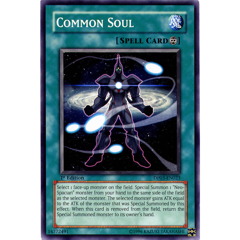 Common Soul DP03-EN023 Yu-Gi-Oh! Card from the Duelist Pack: Jaden Yuki 2 Set