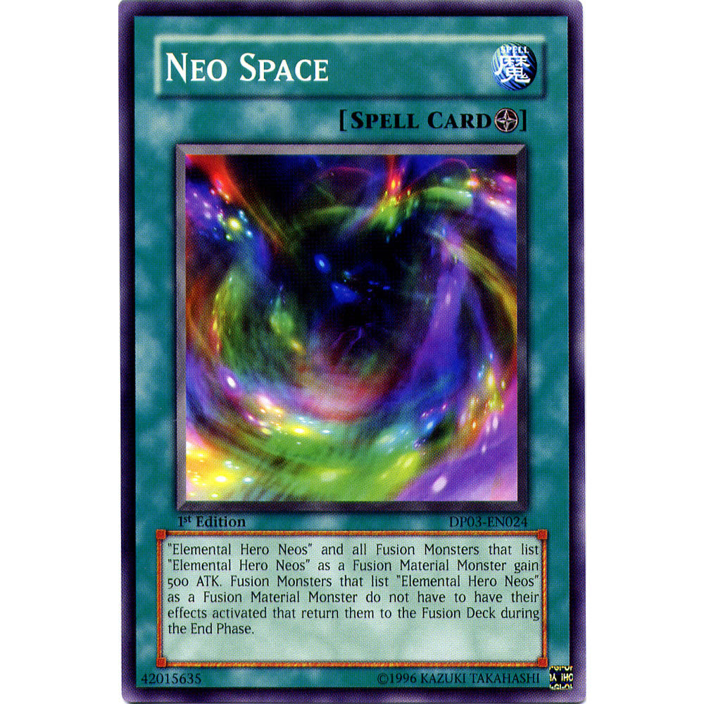 Neo Space DP03-EN024 Yu-Gi-Oh! Card from the Duelist Pack: Jaden Yuki 2 Set