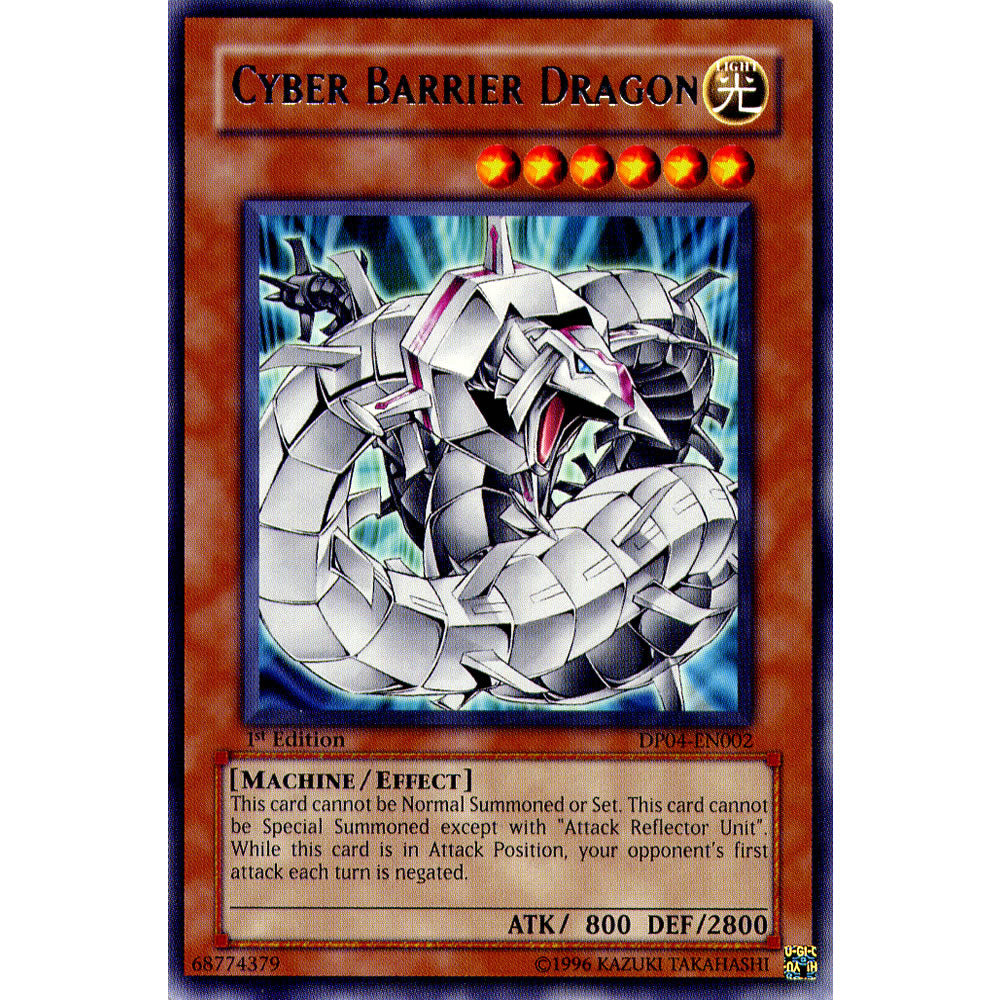 Cyber Barrier Dragon DP04-EN002 Yu-Gi-Oh! Card from the Duelist Pack: Zane Truesdale Set