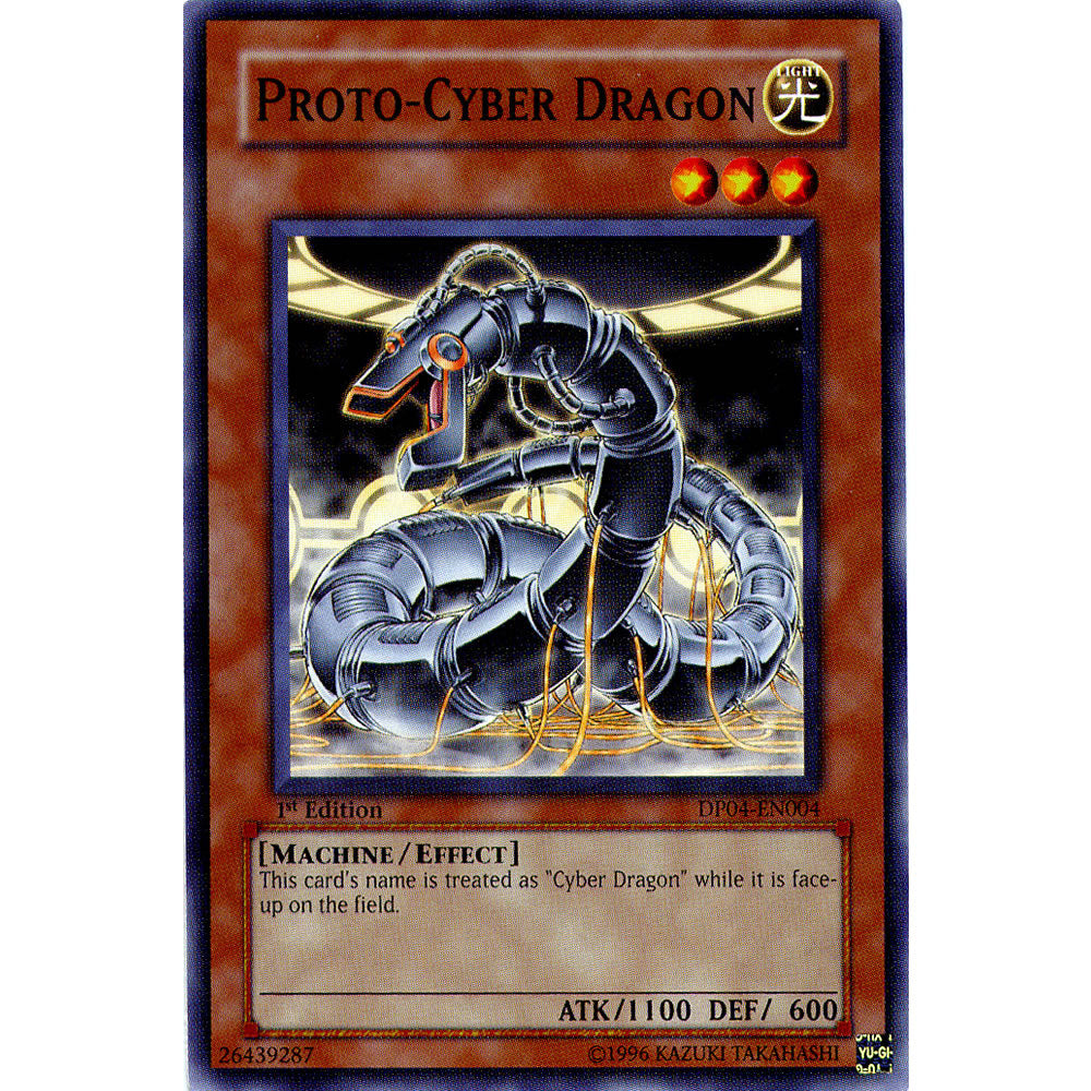 Proto - Cyber Dragon DP04-EN004 Yu-Gi-Oh! Card from the Duelist Pack: Zane Truesdale Set