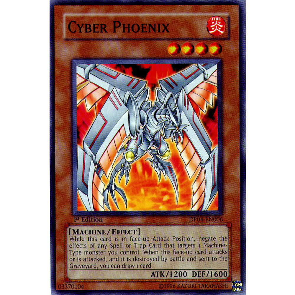 Cyber Phoenix DP04-EN006 Yu-Gi-Oh! Card from the Duelist Pack: Zane Truesdale Set