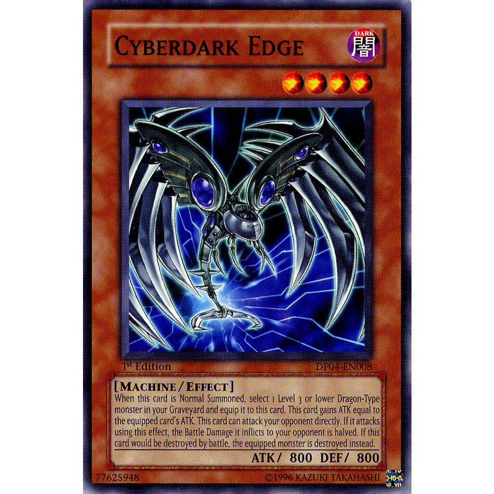 Cyberdark Edge DP04-EN008 Yu-Gi-Oh! Card from the Duelist Pack: Zane Truesdale Set