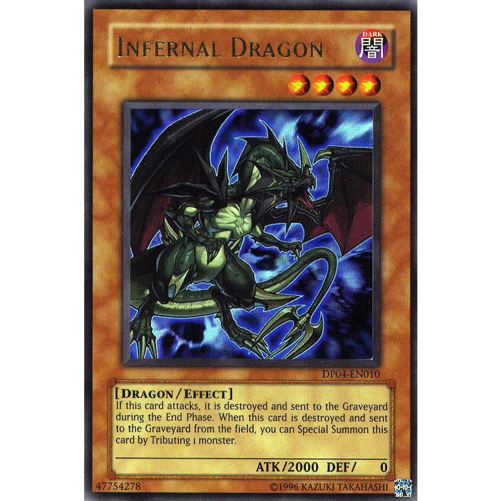 Infernal Dragon DP04-EN010 Yu-Gi-Oh! Card from the Duelist Pack: Zane Truesdale Set
