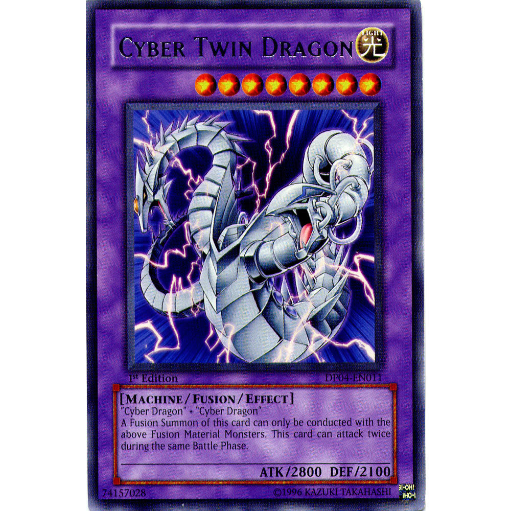 Cyber Twin Dragon DP04-EN011 Yu-Gi-Oh! Card from the Duelist Pack: Zane Truesdale Set