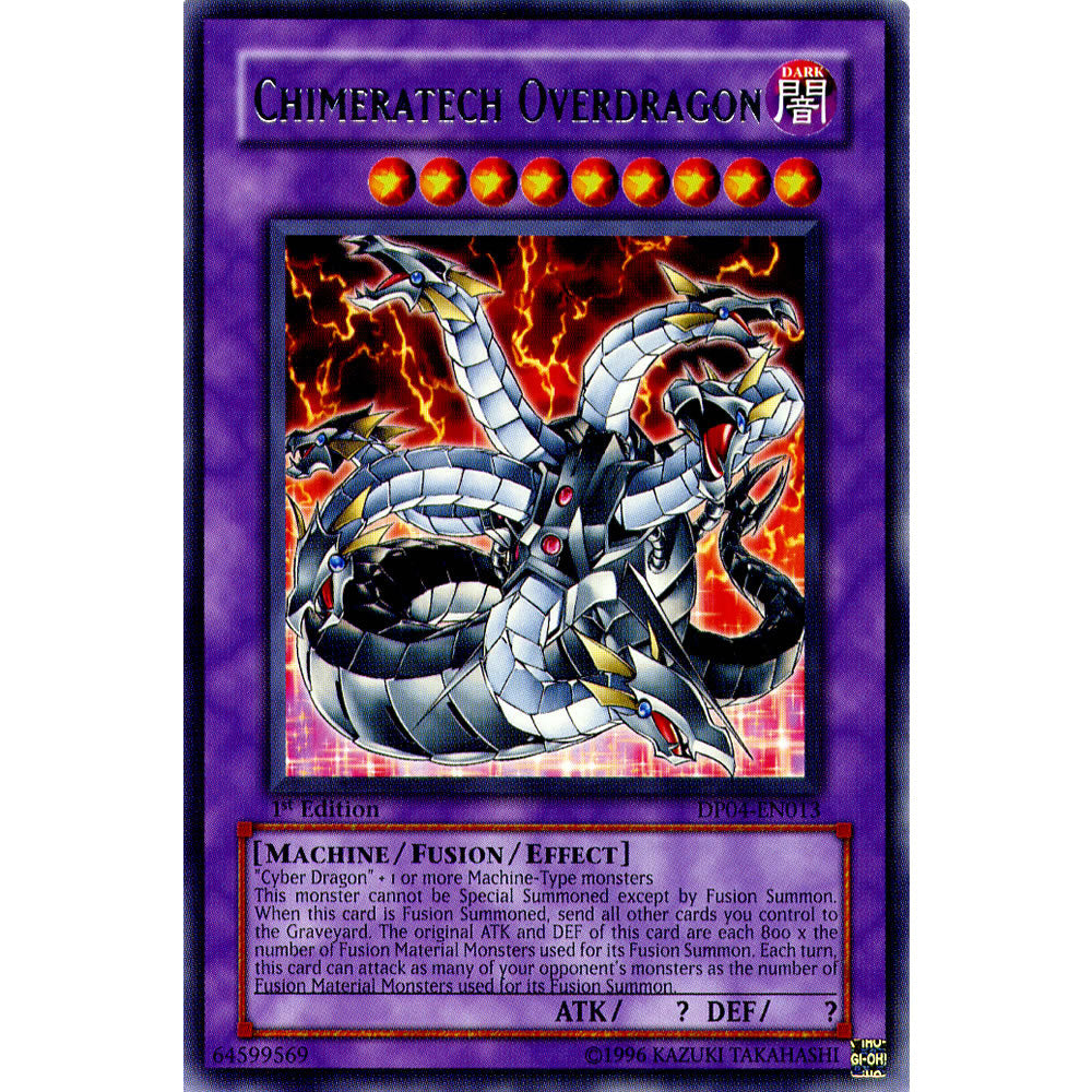 Chimeratech Overdragon DP04-EN013 Yu-Gi-Oh! Card from the Duelist Pack: Zane Truesdale Set