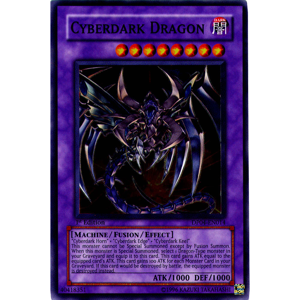 Cyberdark Dragon DP04-EN014 Yu-Gi-Oh! Card from the Duelist Pack: Zane Truesdale Set