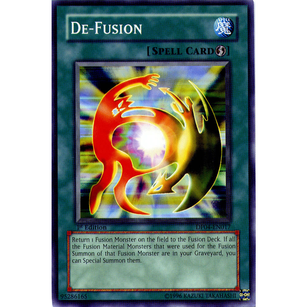 De-Fusion DP04-EN017 Yu-Gi-Oh! Card from the Duelist Pack: Zane Truesdale Set