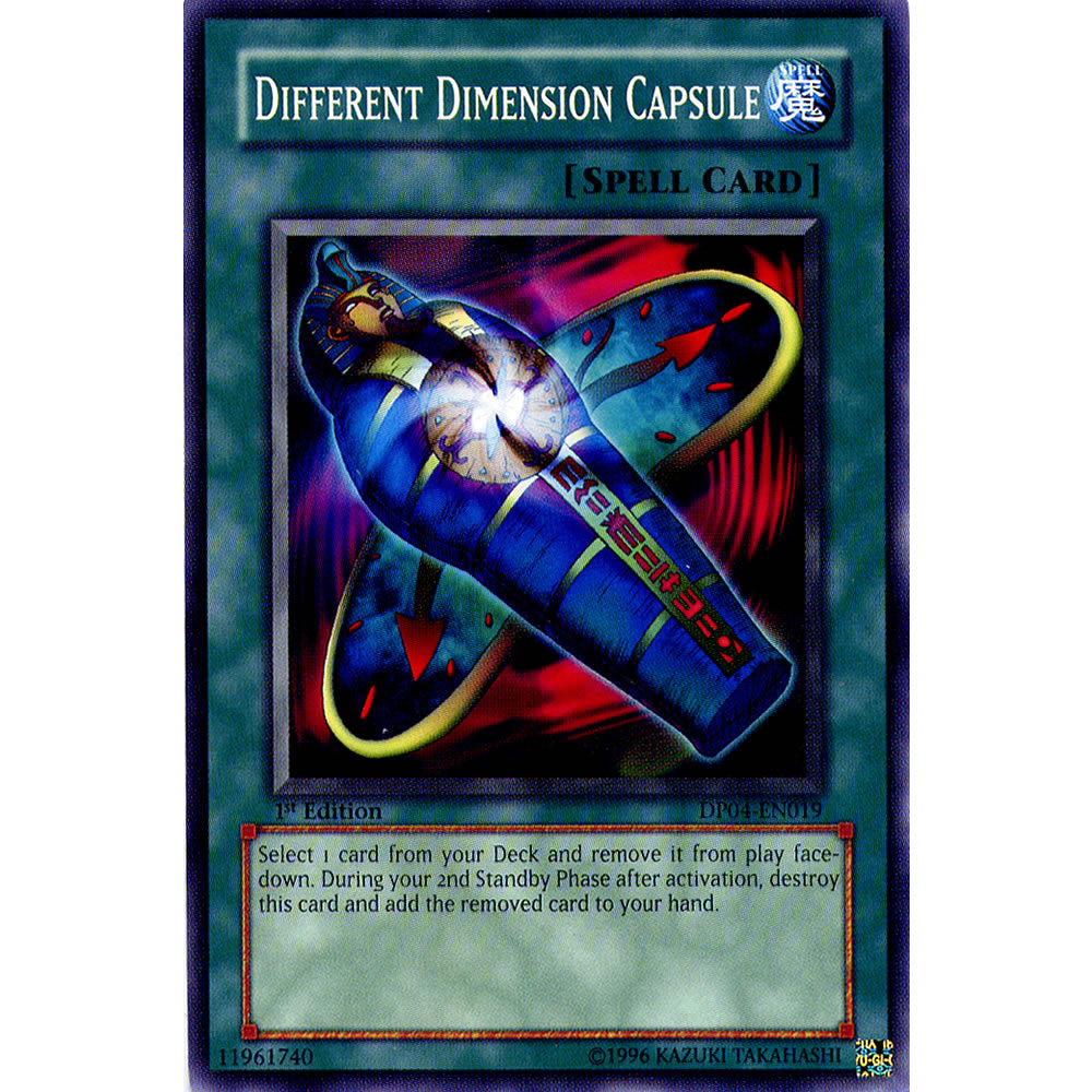 Different Dimension Capsule DP04-EN019 Yu-Gi-Oh! Card from the Duelist Pack: Zane Truesdale Set