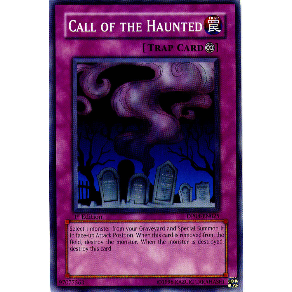 Call of the Haunted DP04-EN025 Yu-Gi-Oh! Card from the Duelist Pack: Zane Truesdale Set