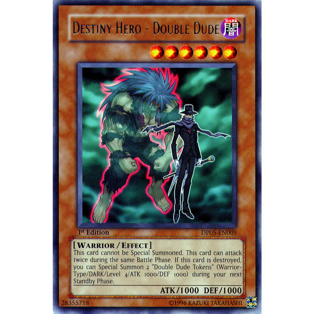 Destiny Hero - Double Dude DP05-EN005 Yu-Gi-Oh! Card from the Duelist Pack: Aster Phoenix Set