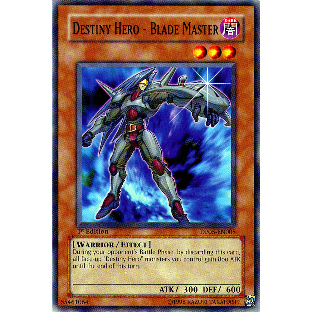 Destiny Hero - Blade Master DP05-EN008 Yu-Gi-Oh! Card from the Duelist Pack: Aster Phoenix Set