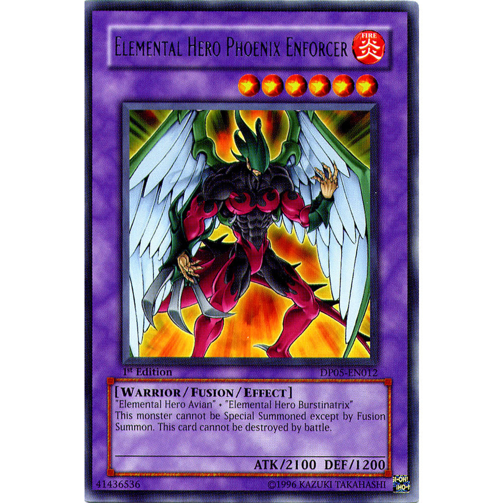 Elemental Hero Phoenix Enforcer DP05-EN012 Yu-Gi-Oh! Card from the Duelist Pack: Aster Phoenix Set