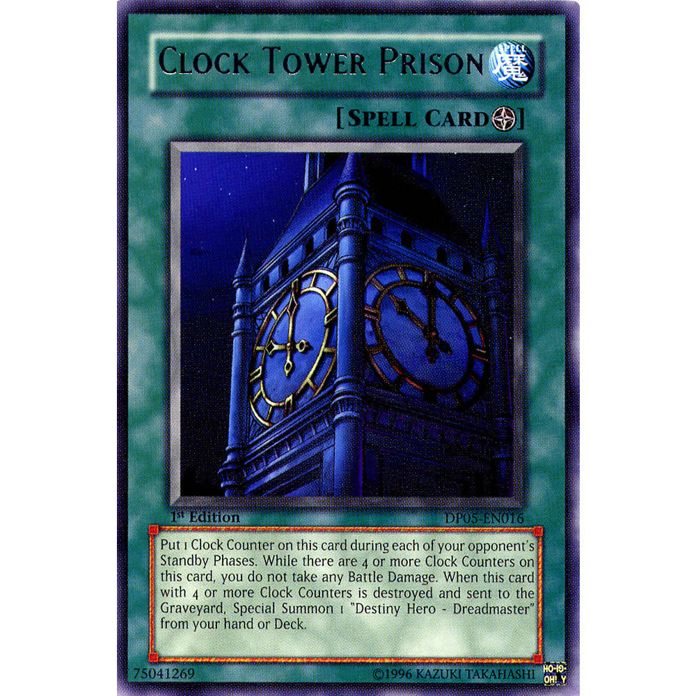 Clock Tower Prison DP05-EN016 Yu-Gi-Oh! Card from the Duelist Pack: Aster Phoenix Set
