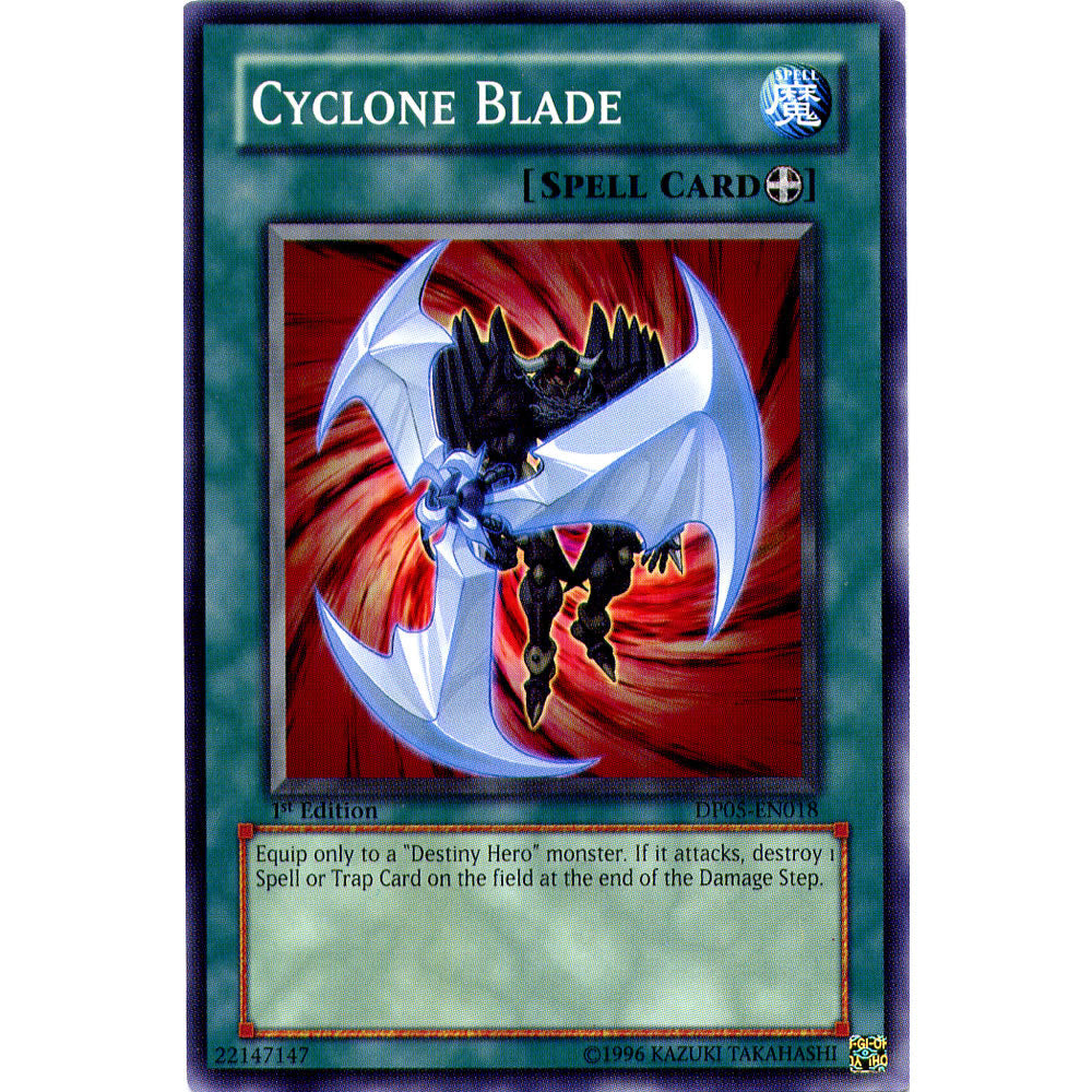 Cyclone Blade DP05-EN018 Yu-Gi-Oh! Card from the Duelist Pack: Aster Phoenix Set