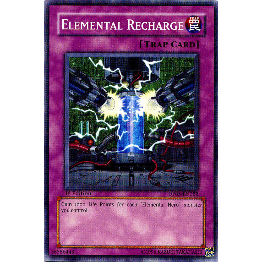 Elemental Recharge DP05-EN022 Yu-Gi-Oh! Card from the Duelist Pack: Aster Phoenix Set