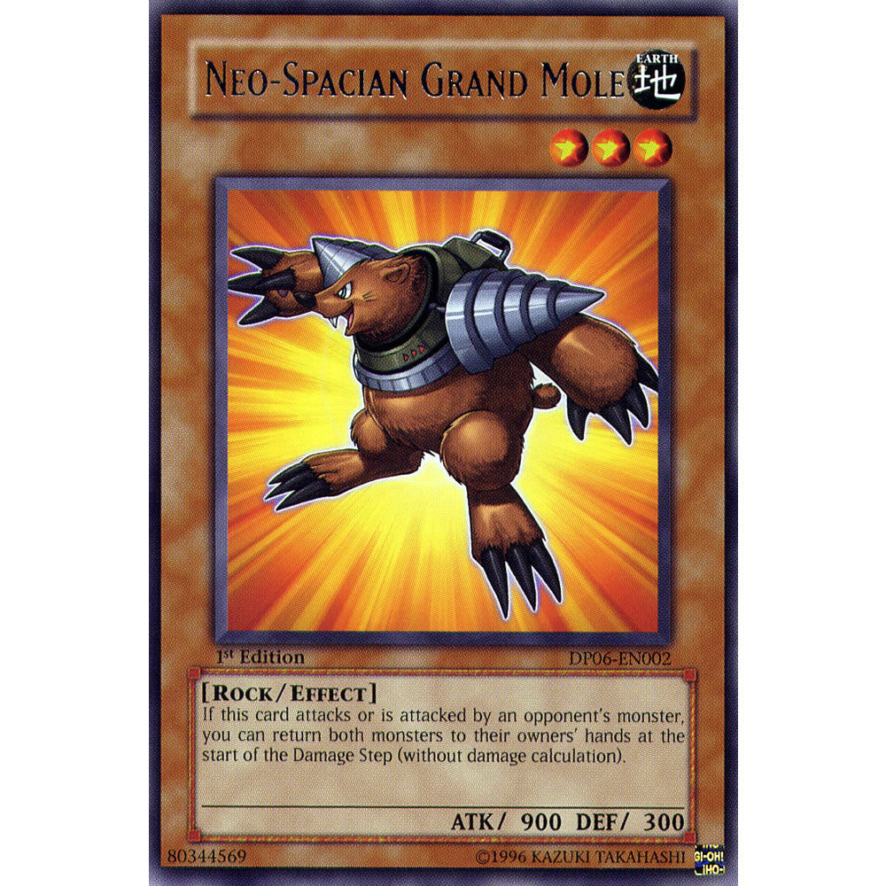 Neo - Spacian Grand Mole DP06-EN002 Yu-Gi-Oh! Card from the Duelist Pack: Jaden Yuki 3 Set