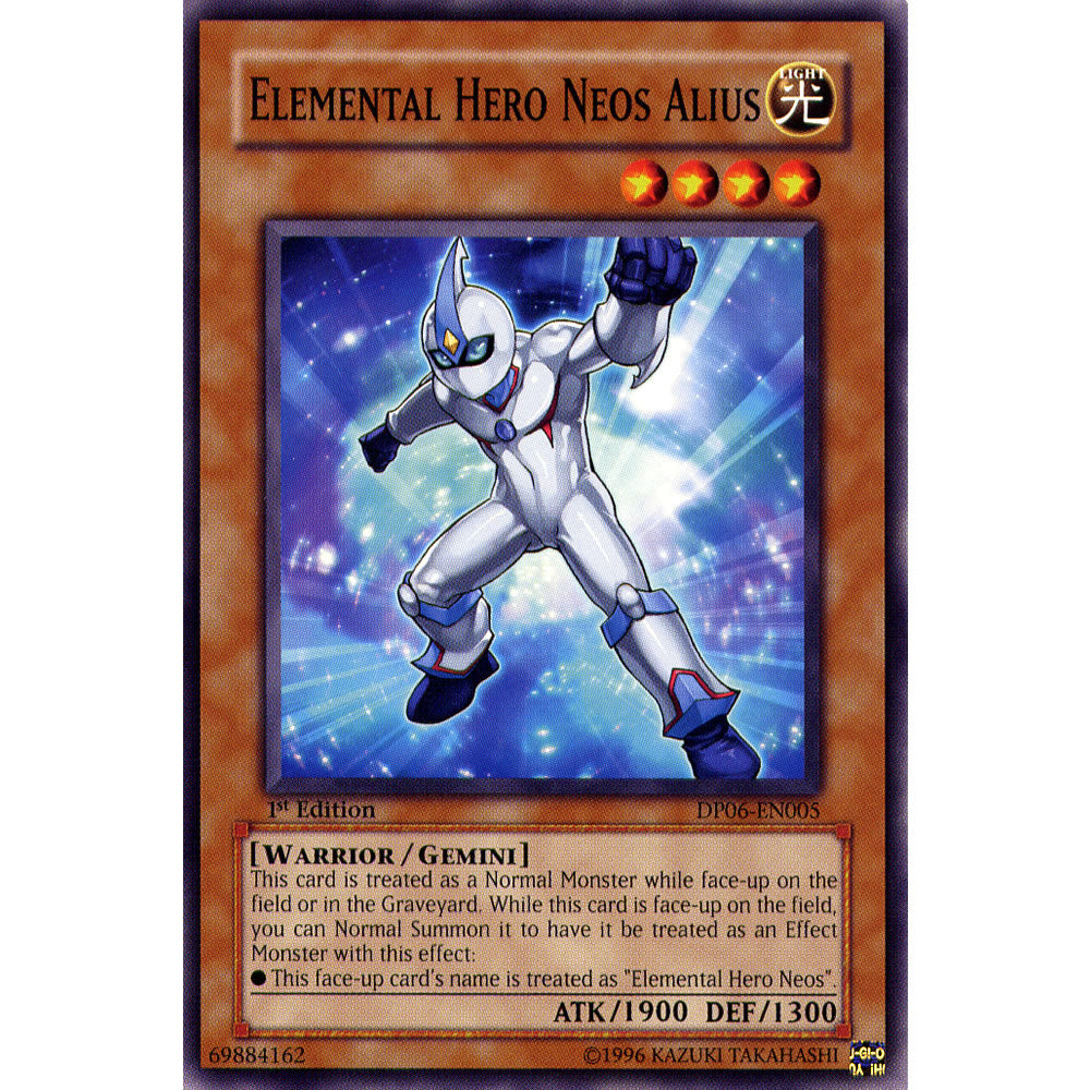 Elemental Hero Neos Alius DP06-EN005 Yu-Gi-Oh! Card from the Duelist Pack: Jaden Yuki 3 Set