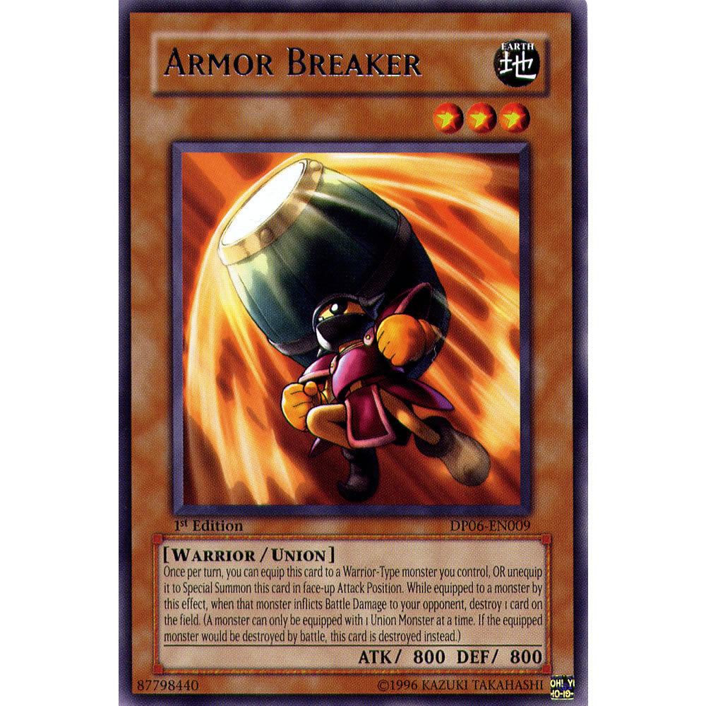 Armor Breaker DP06-EN009 Yu-Gi-Oh! Card from the Duelist Pack: Jaden Yuki 3 Set