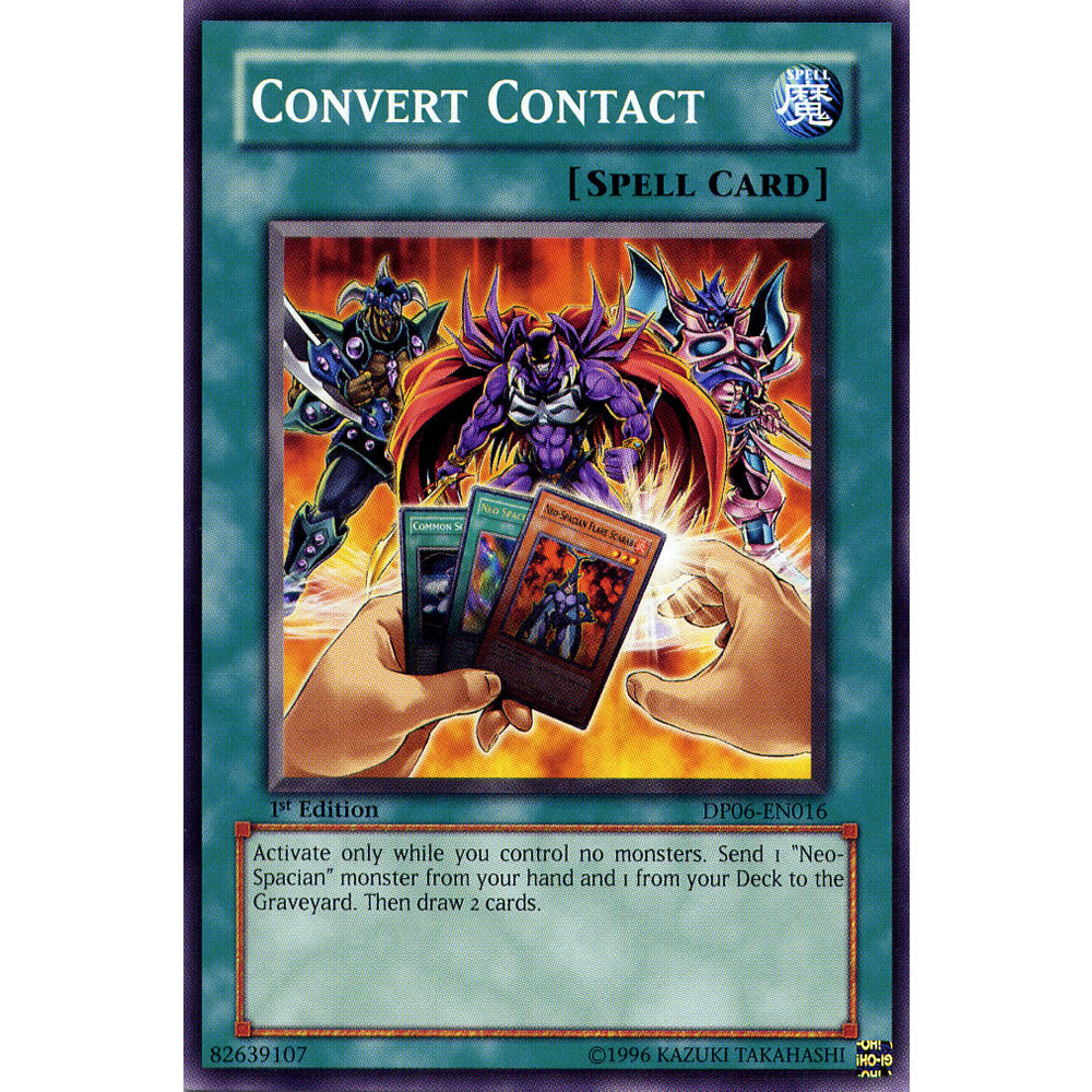 Convert Contact DP06-EN016 Yu-Gi-Oh! Card from the Duelist Pack: Jaden Yuki 3 Set