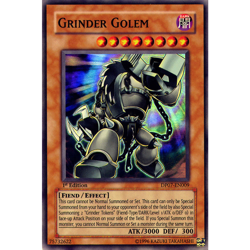 Grinder Golem DP07-EN009 Yu-Gi-Oh! Card from the Duelist Pack: Jesse Anderson Set