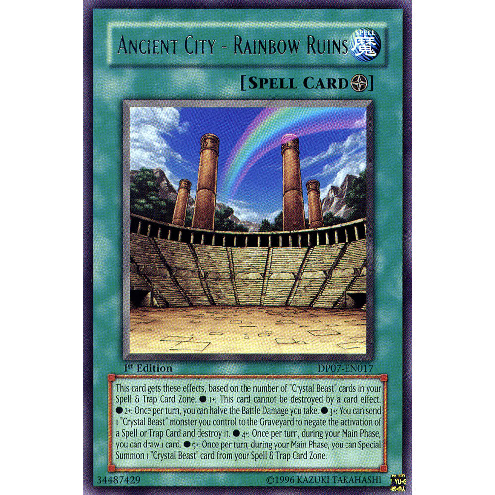 Ancient City - Rainbow Ruins DP07-EN017 Yu-Gi-Oh! Card from the Duelist Pack: Jesse Anderson Set