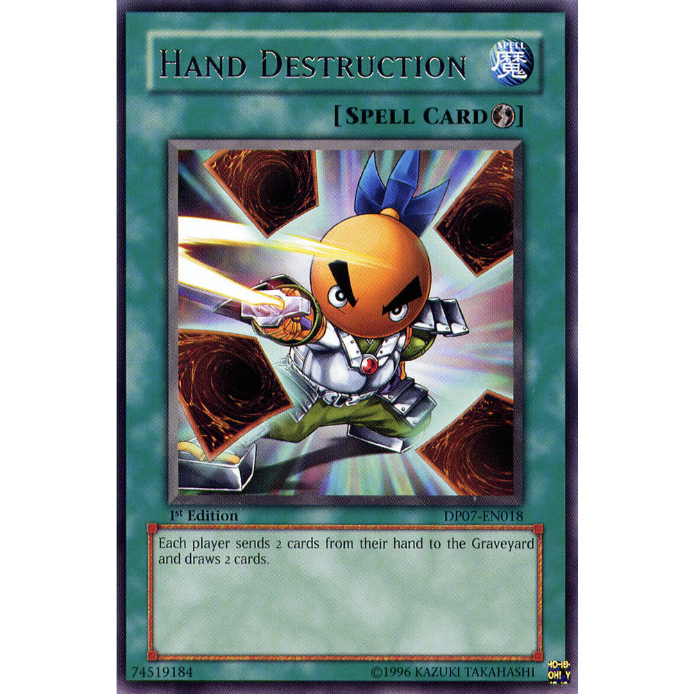 Hand Destruction DP07-EN018 Yu-Gi-Oh! Card from the Duelist Pack: Jesse Anderson Set