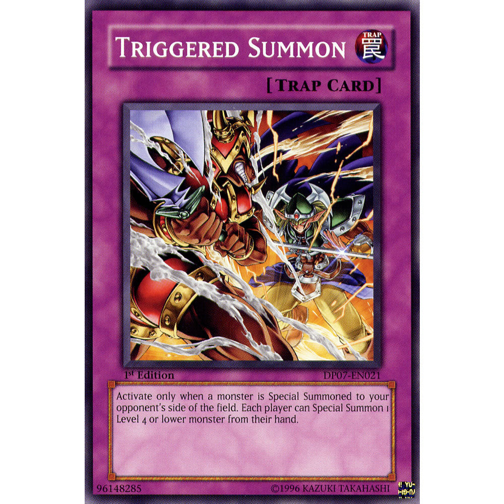 Triggered Summon DP07-EN021 Yu-Gi-Oh! Card from the Duelist Pack: Jesse Anderson Set