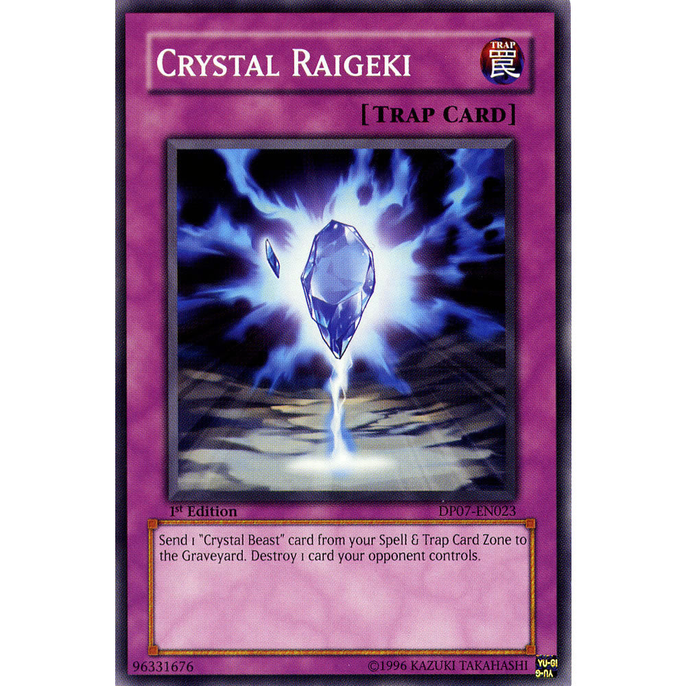 Crystal Raigeki DP07-EN023 Yu-Gi-Oh! Card from the Duelist Pack: Jesse Anderson Set