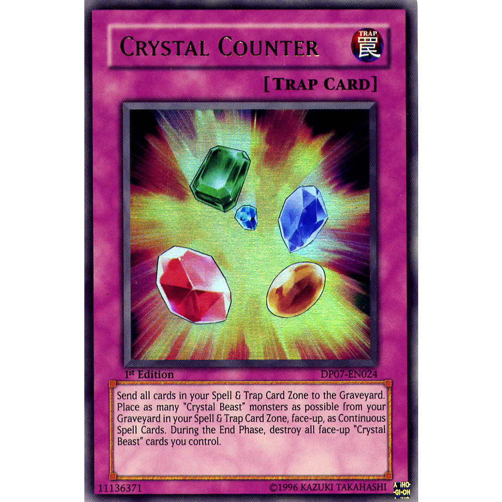 Crystal Counter DP07-EN024 Yu-Gi-Oh! Card from the Duelist Pack: Jesse Anderson Set
