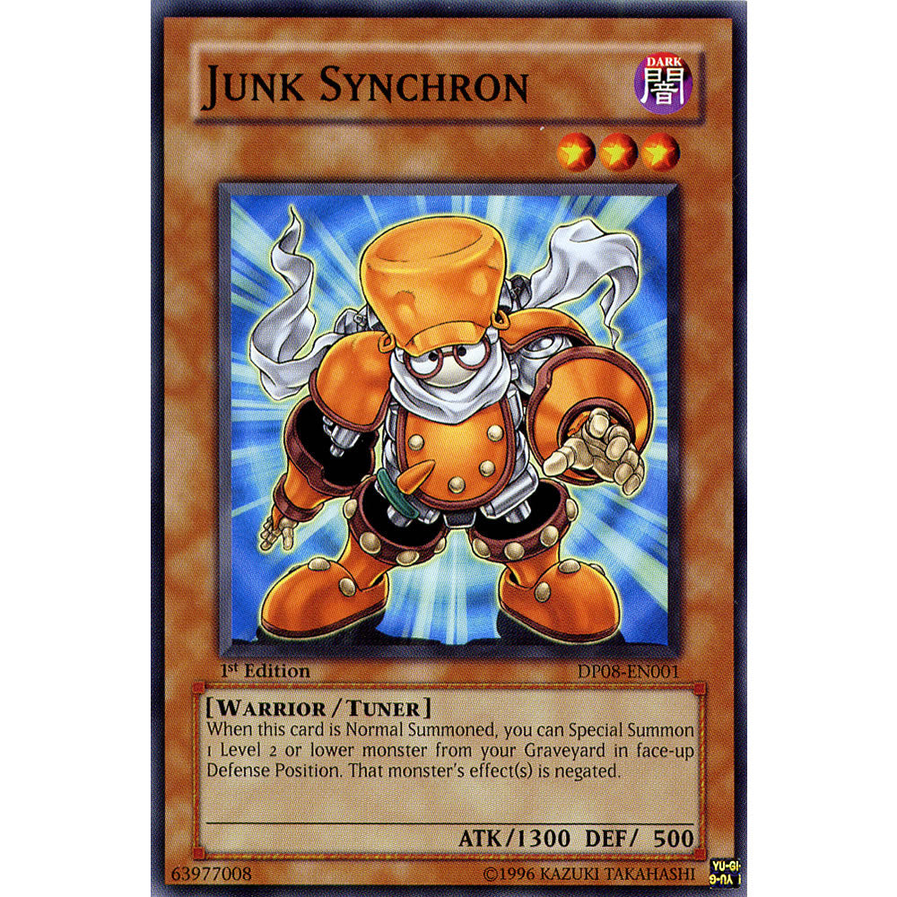 Junk Synchron DP08-EN001 Yu-Gi-Oh! Card from the Duelist Pack: Yusei Set