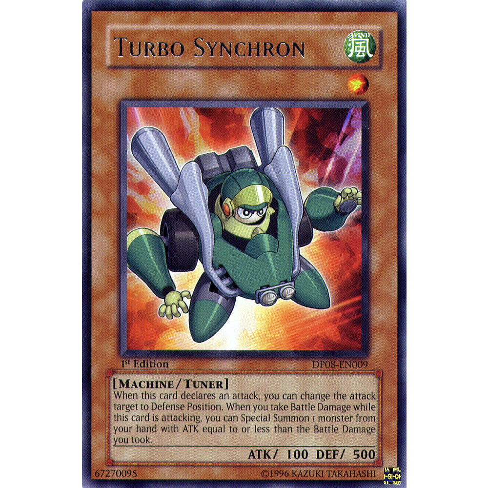 Turbo Synchron DP08-EN009 Yu-Gi-Oh! Card from the Duelist Pack: Yusei Set