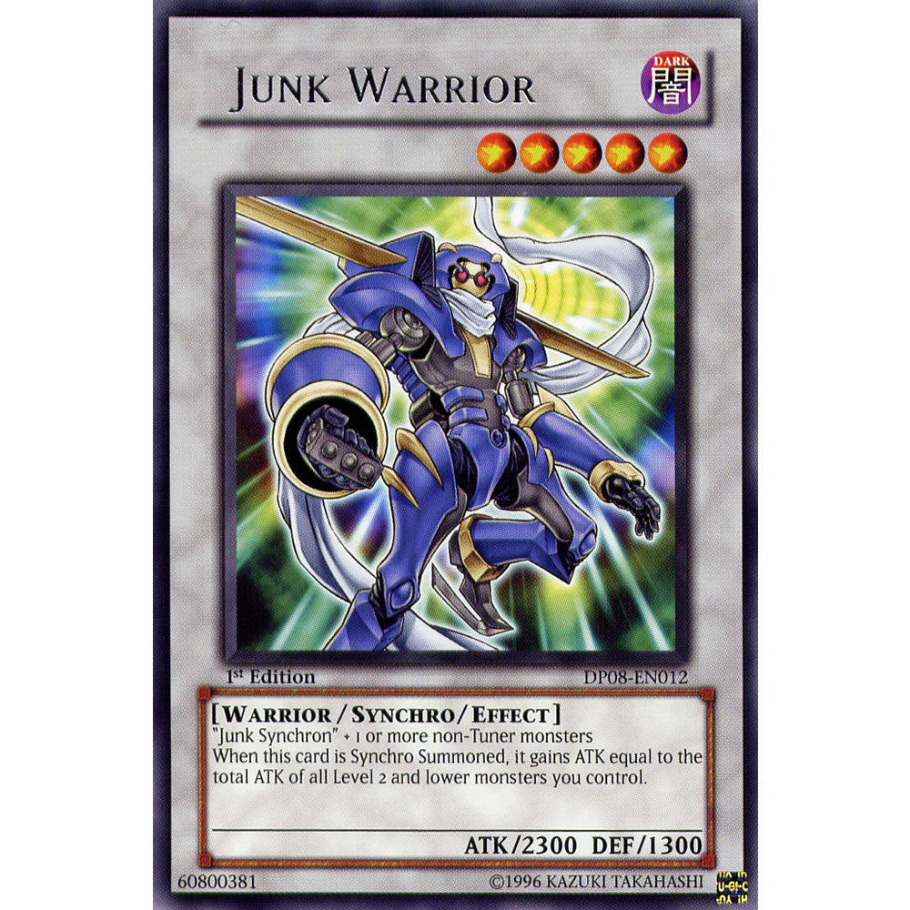 Junk Warrior DP08-EN012 Yu-Gi-Oh! Card from the Duelist Pack: Yusei Set