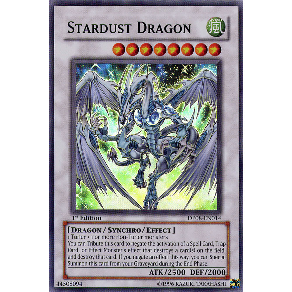 Stardust Dragon DP08-EN014 Yu-Gi-Oh! Card from the Duelist Pack: Yusei Set