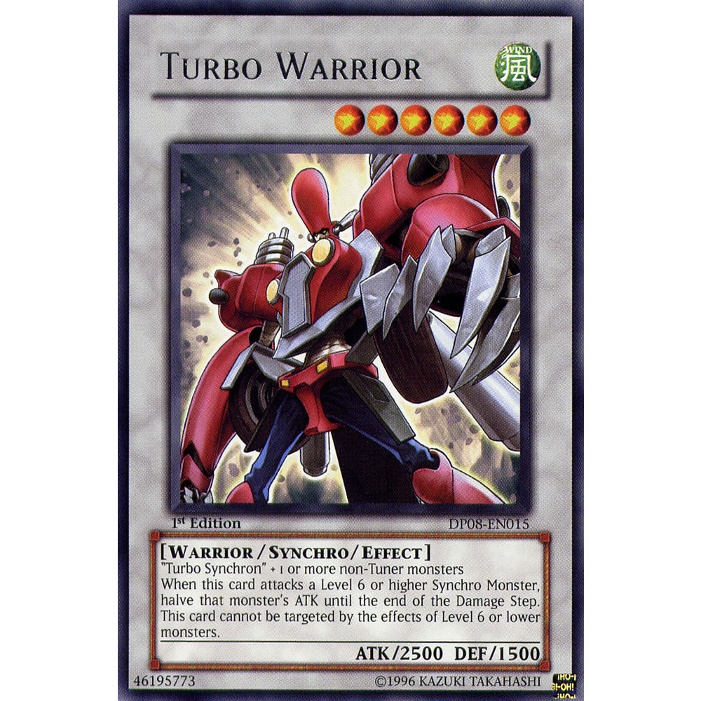 Turbo Warrior DP08-EN015 Yu-Gi-Oh! Card from the Duelist Pack: Yusei Set