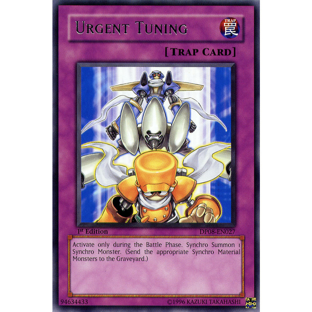 Urgent Tuning DP08-EN027 Yu-Gi-Oh! Card from the Duelist Pack: Yusei Set