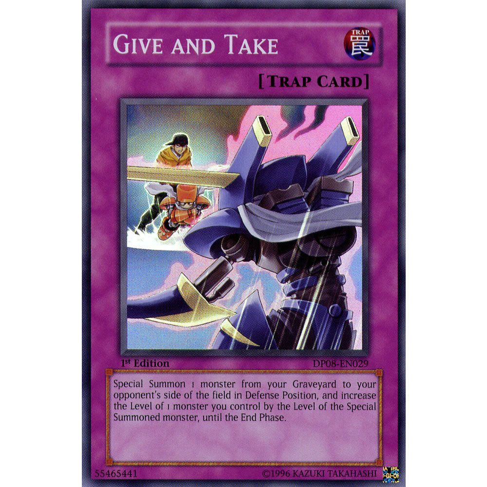 Give and Take DP08-EN029 Yu-Gi-Oh! Card from the Duelist Pack: Yusei Set