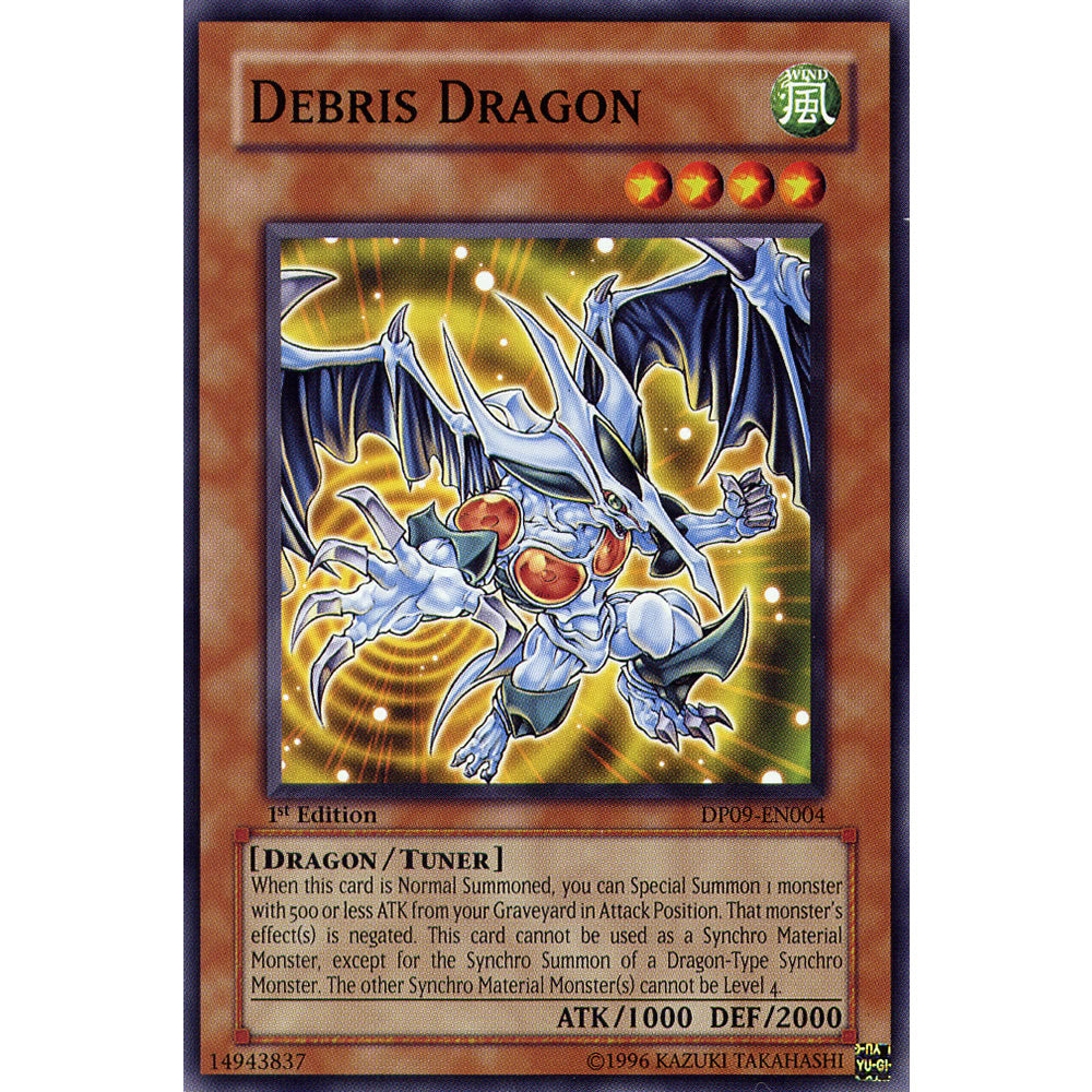 Debris Dragon DP09-EN004 Yu-Gi-Oh! Card from the Duelist Pack: Yusei 2 Set