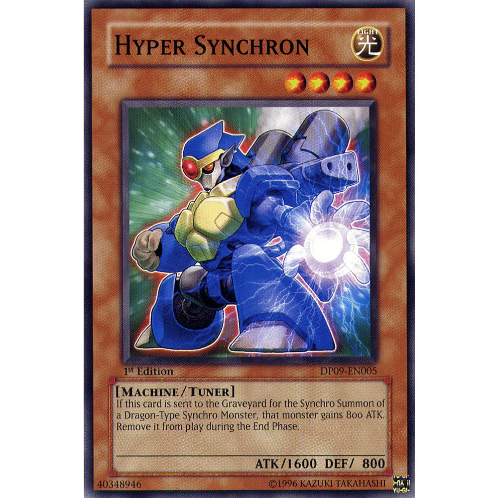 Hyper Synchron DP09-EN005 Yu-Gi-Oh! Card from the Duelist Pack: Yusei 2 Set