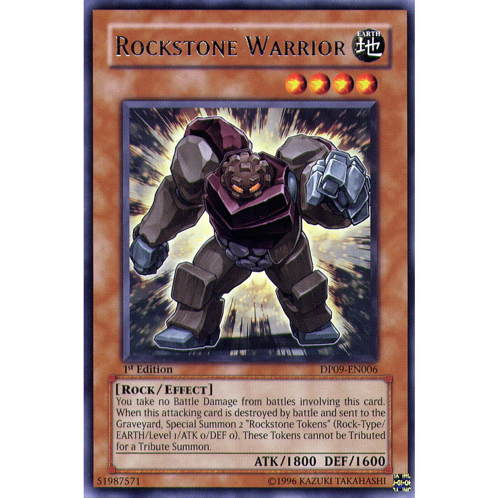 Rockstone Warrior DP09-EN006 Yu-Gi-Oh! Card from the Duelist Pack: Yusei 2 Set