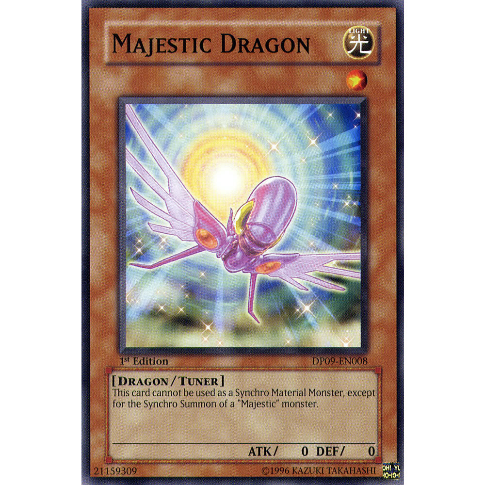 Majestic Dragon DP09-EN008 Yu-Gi-Oh! Card from the Duelist Pack: Yusei 2 Set