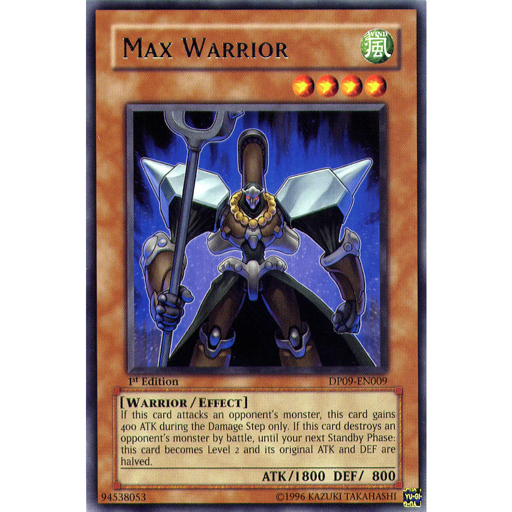 Max Warrior DP09-EN009 Yu-Gi-Oh! Card from the Duelist Pack: Yusei 2 Set