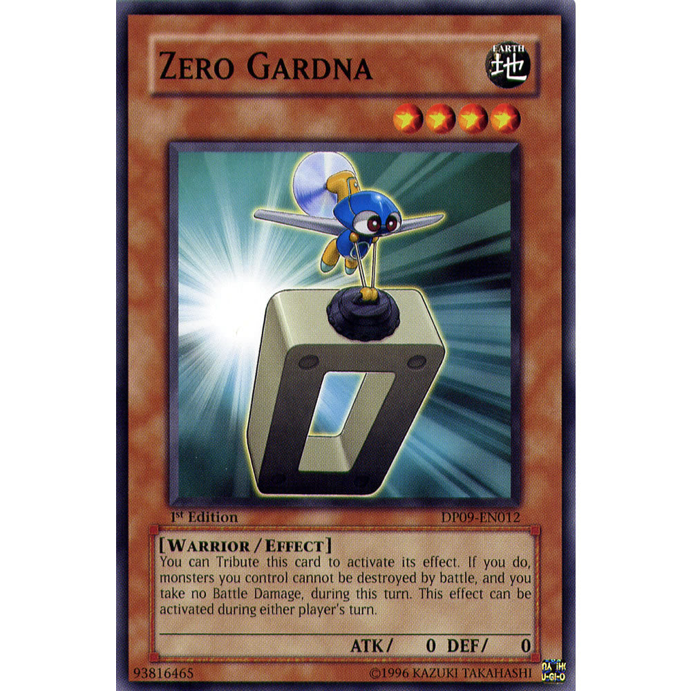Zero Gardna DP09-EN012 Yu-Gi-Oh! Card from the Duelist Pack: Yusei 2 Set
