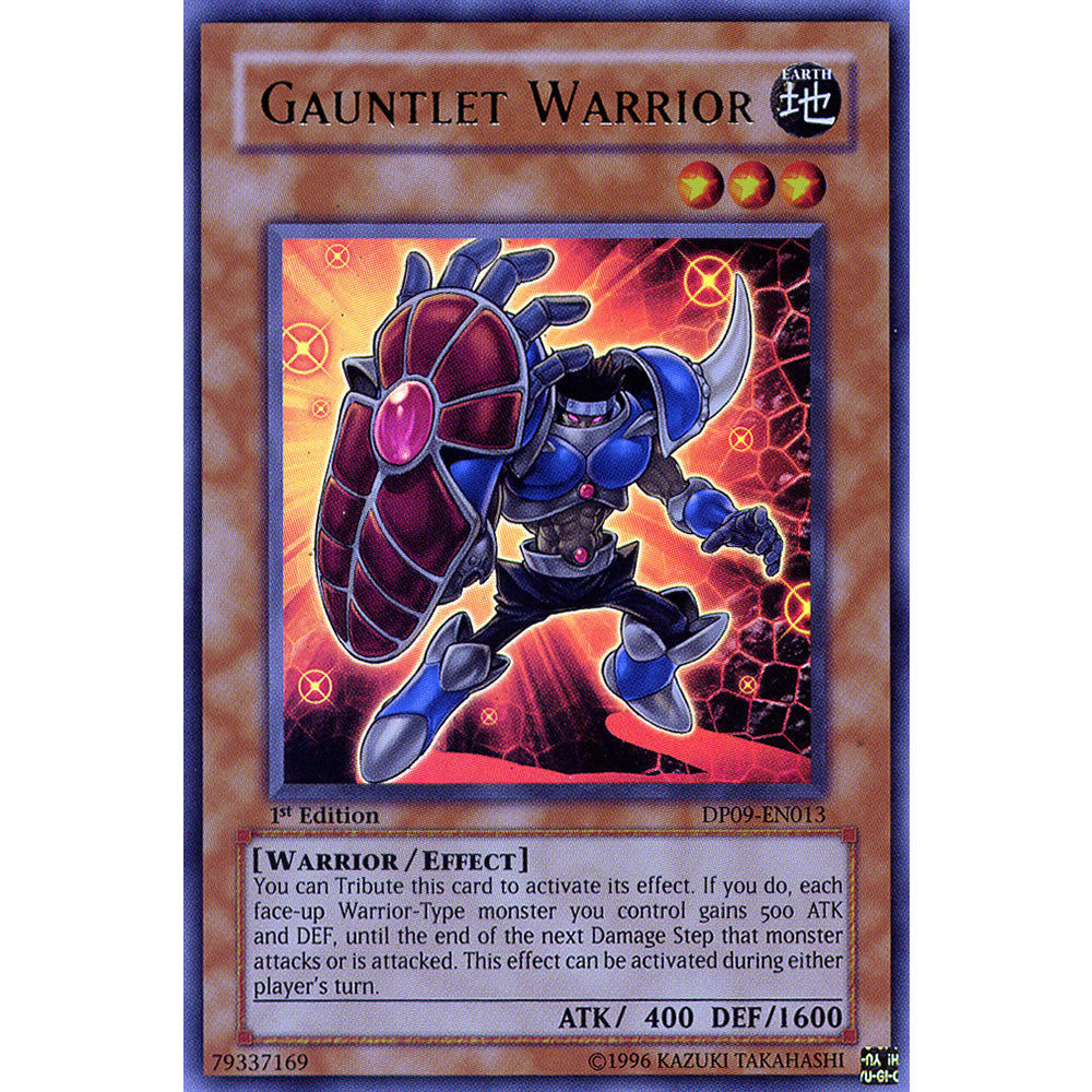 yugioh card gauntlet Gauntlet Warrior DP09-EN013 Yu-Gi-Oh! Card