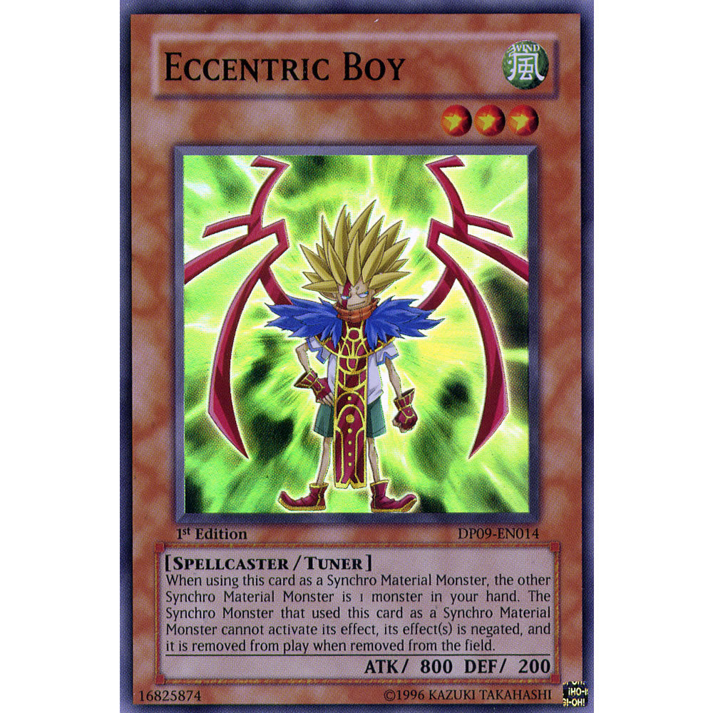 Eccentric Boy DP09-EN014 Yu-Gi-Oh! Card from the Duelist Pack: Yusei 2 Set