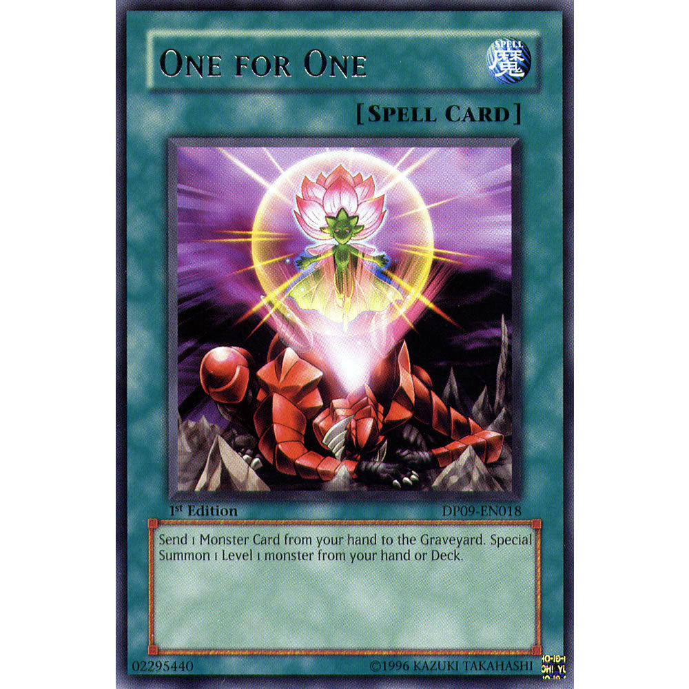 One for One DP09-EN018 Yu-Gi-Oh! Card from the Duelist Pack: Yusei 2 Set