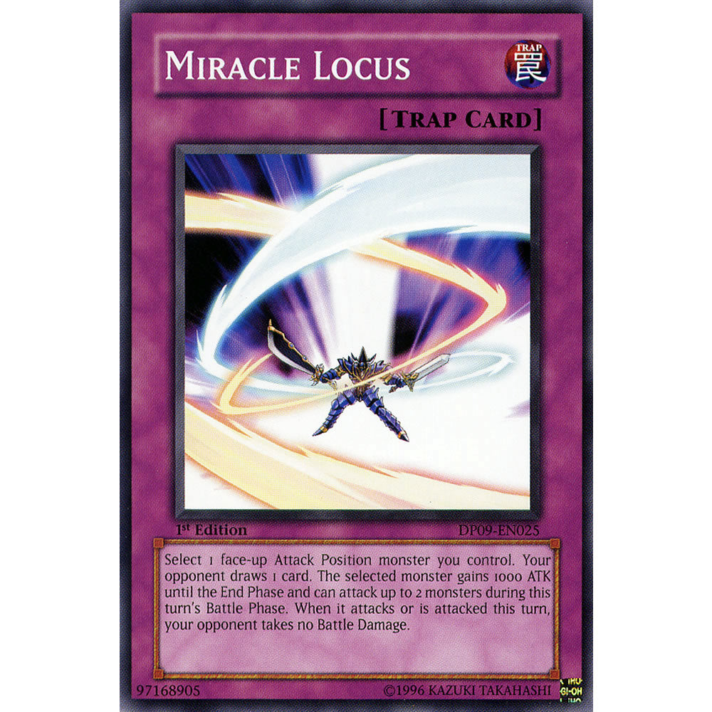 Miracle Locus DP09-EN025 Yu-Gi-Oh! Card from the Duelist Pack: Yusei 2 Set